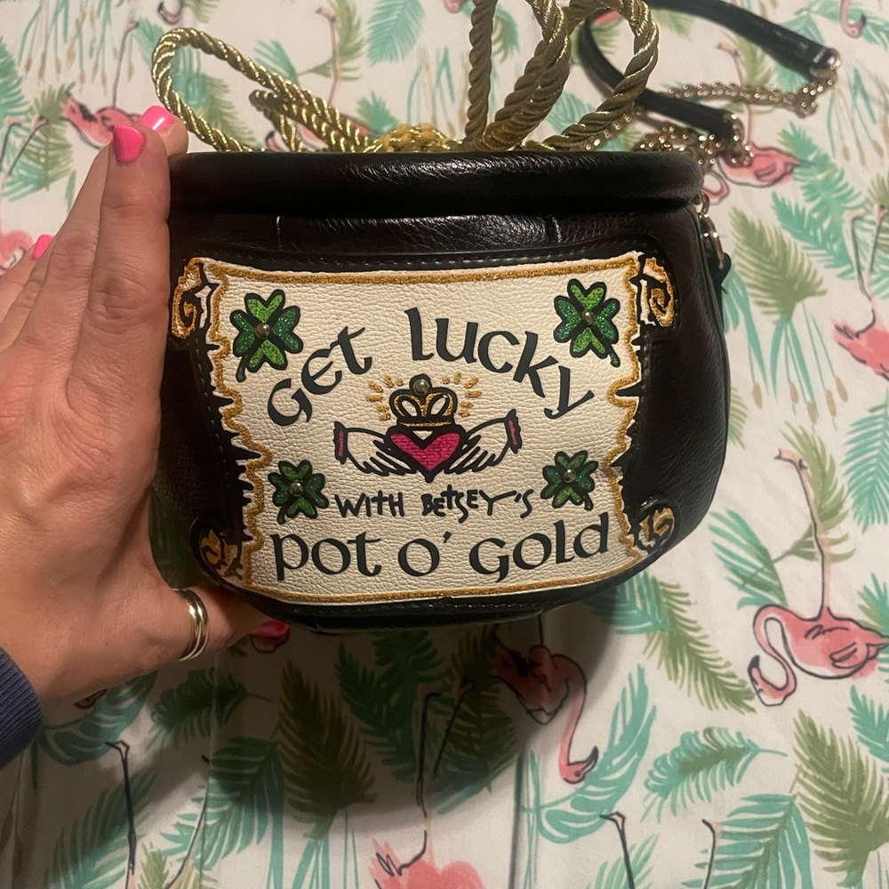 Betsey Johnson pot of gold bag